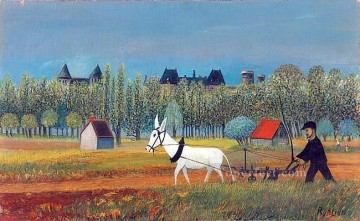 ロシア Painting - 畑で働く農民 ロシア語
